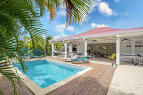 Splendide villa 3ch, déco moderne, piscine chauffée, plage à 10min